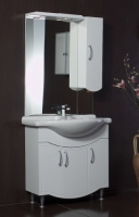 Arredobagno  Sammy cm 85 bianco o wengè chiaro
